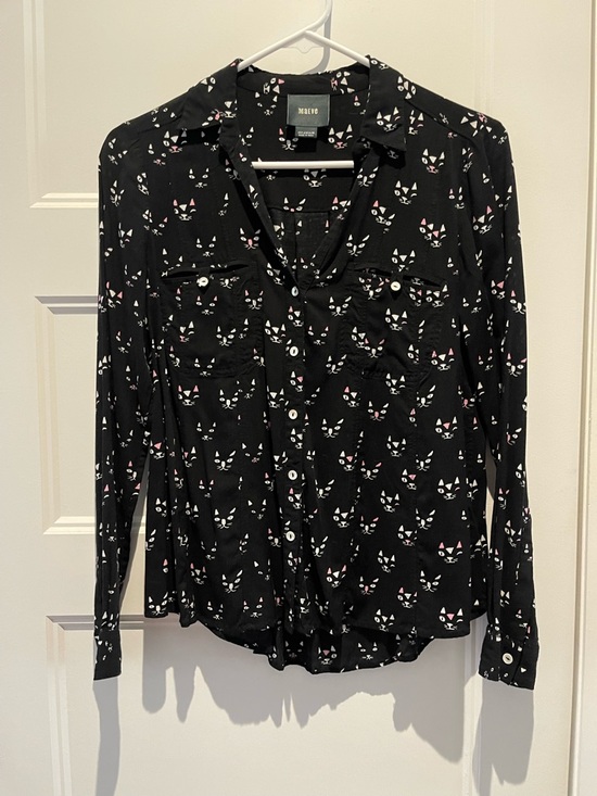 Anthropologie Tops - Anthropologie Maeve Cat Blouse